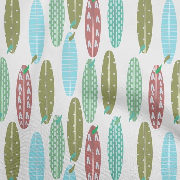 oneOone Georgette Viscose Turquoise Blue Fabric Kids Floral Fabric For Sewing Printed Craft Fabric By The Yard 42 Inch Wide