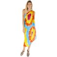 thumbnail image 2 of HAPPY BAY Women's Beachwear Summer Beach Wrap Bikini Wraps Sarong Coverups Swimwear Swim Cover up Bathing suit Swimsuit Pareo for Women Skirt One Size Orange, Tie Dye, 2 of 5