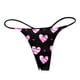 thumbnail image 4 of Gibobby Panty sexy Ajuste Tanga triangular para mujer, bragas sexis cintura con espalda en T, ropa interior sin costuras algodón, bragas sexis （Rosa， XL), 4 of 5