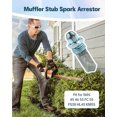 thumbnail image 2 of 4140-140-6904 Muffler Stub Spark Arrestor Fit for Stihl 45 46 55 FC55 FS 38 FS38 HL45 KM55$$Tools, 2 of 6