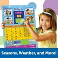 thumbnail image 3 of Learning Resources Magnetic Calendar - 51 Pieces, Boys and Girls Ages 4+, Kid Calendar Learn, Back To School Supplies, 3 of 6
