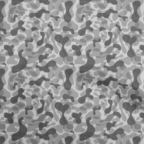 oneOone Velvet Gray Fabric Abstract Craft Projects Decor Fabric Printed By The Yard 58 Inch Wide