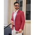 thumbnail image 3 of COOFANDY Casual Suit Jacket for Men Slim Fit Sports Jackets Lightweight Formal Business Blazer with Pocket, 3 of 6
