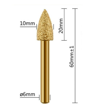 

Diamond Grinding Burr Drill Bit Coarse Rotary Bits Diamond Grinding Burr Drill Bit For Glass Ceramic Tiles F
