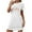 White, variant on ALLLIST Christmas Pajamas for Women Short Sleeve Nightdress Pink Casual Round Neck Sleepshirts Ladies Pajamas