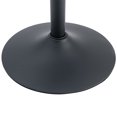 thumbnail image 6 of Home Counter Height Bar Stools, Adjustable Counter Stools Bar Chairs, Microfiber Fabric Modern Design Swivel Barstools Air Lift Stools for Kitchen Counter 360 Degree Swivel Seat Top, Black, S12982, 6 of 12