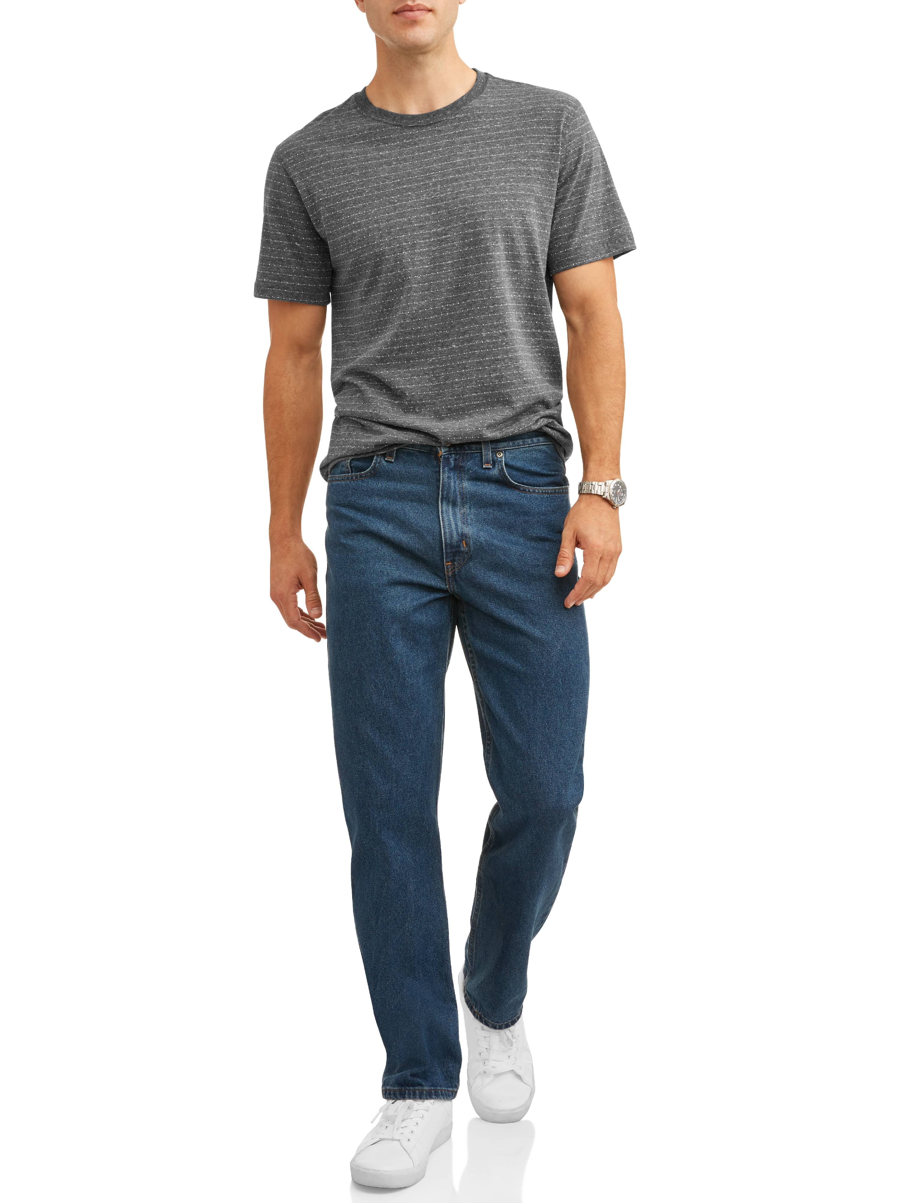 George Men's and Big Men's 100% Cotton Relaxed Fit Jeans