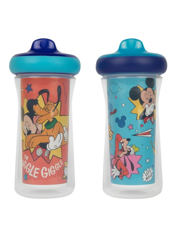 The First Years Disney Mickey Mouse Insulated Sippy Cup, 9 Oz  2 Pack