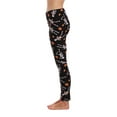 thumbnail image 2 of Just Love Ugly Christmas Holiday Leggings (Black - Halloween, X-Large), 2 of 3