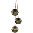 thumbnail image 3 of Northlight Jingle Bells with Plaid Bow Hanging Christmas Decoration - 20" - Gold, 3 of 5