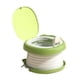 thumbnail image 1 of Inodoro plegable portátil para niños, silla de entrenamiento para orinal, plegable, material PP, antideslizante Verde, 1 of 8
