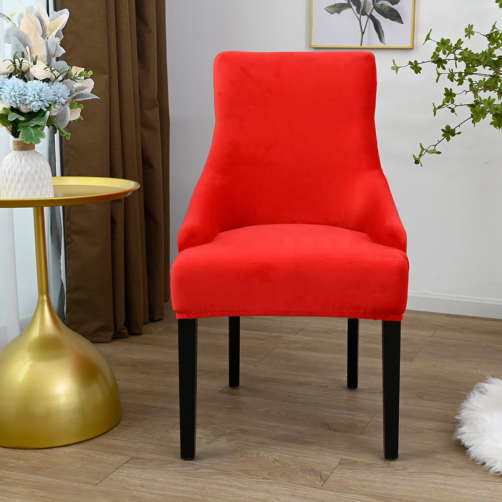 Details about   Velvet Stretch Dining Room Chair Covers Soft Removable Dining Chair Slipcovers 
