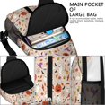 thumbnail image 4 of Sling Backpack,Fun Halloween Pattern Crossbody Bag with Water Bottle Holder,Waterproof Sling Bag for Men/Women with Chest Phone Holder for Hiking,Travel, 4 of 6