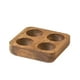 thumbnail image 2 of Caja de almacenamiento de huevos de madera maciza Bandeja de canal de madera de acacia | Tiene capacidad para 4-12 huevos | Bandeja desmontable de fácil limpieza | Estante de almacenamiento de, 2 of 2
