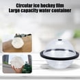 thumbnail image 6 of Large Capacity Ice Sphere Molds, Oversized Spherical Ice Maker for Outdoor & Easter Decor, Ice Bath Beverage Container with Straw, Silicone Mold for Making Giant Ice Balls, 10*7in, White, 6 of 8