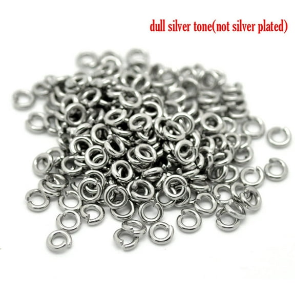 J310 - 500 pcs 304 Stainless Steel Open Jump Rings 5mm - 16 Gauge (1.2mm Thick)- High Quality! Tarnish Resistant!