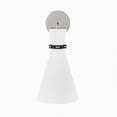 thumbnail image 5 of Modway Starlight 1-Light Fabric Wall Sconce in White/Polished Nickel, 5 of 7