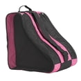 thumbnail image 1 of koolsoo Sac à Chaussures de Patinage Portable Bandoulière Réglable et Poignée Supérieure Sac à Main Rose Maille Rose, 1 of 9