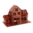 thumbnail image 3 of Rompecabezas 3D, casa de madera, de madera, edificios, , Kits DIY, juguete de construcción para niños, rompecabezas, ornamento, regalo de Hugo construcción de rompecabezas, 3 of 10