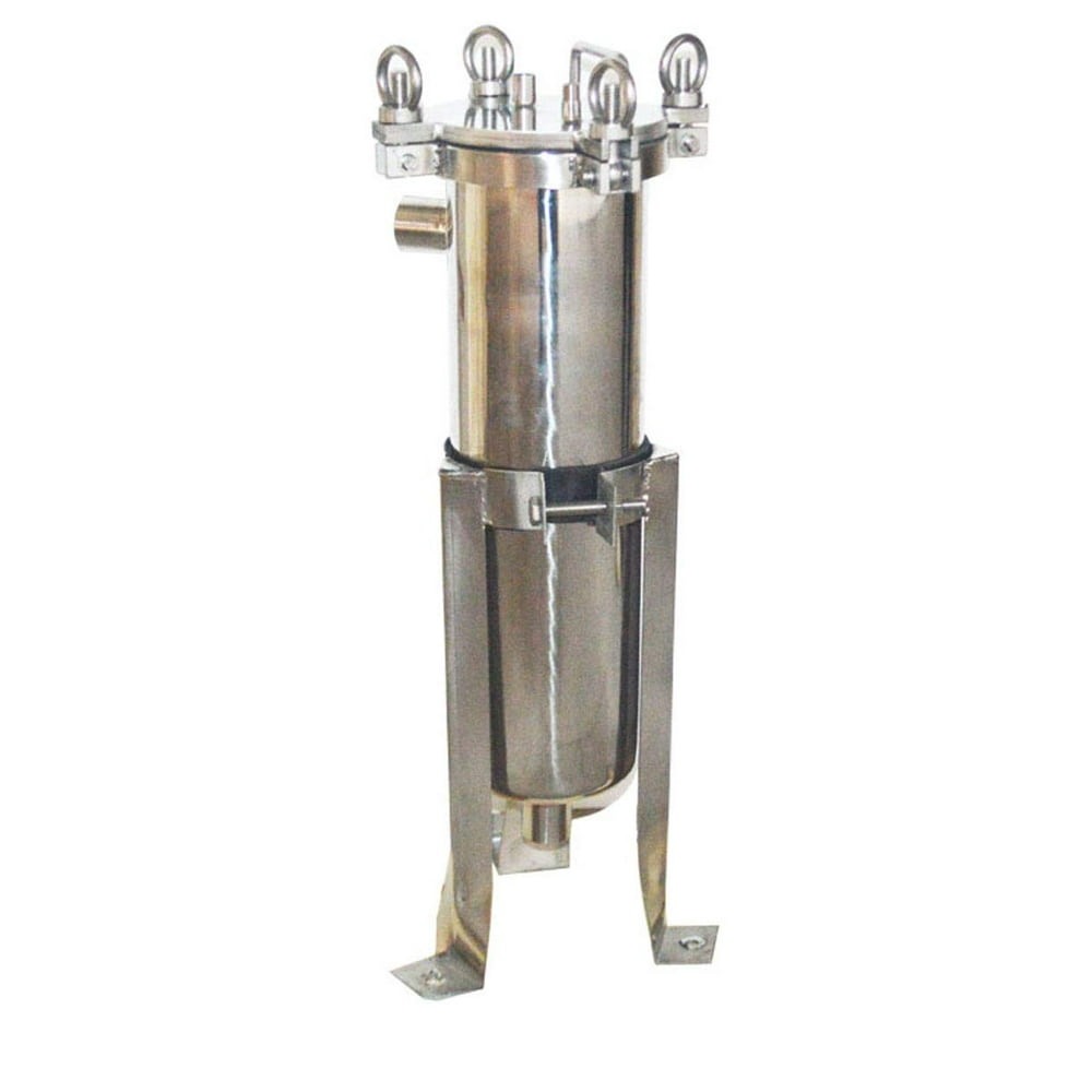 TECHTONGDA 4 Bag Filter Housing 304 Stainless Steel 1" Fnpt in/Out 120