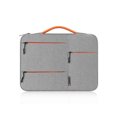 thumbnail image 1 of Sonducket Bolsa para portátil, organizador electrónico, funda Universal a prueba de golpes, resistente al agua, con asa para viaje de negocios Bolsas de mensajero y de hombro Gris 14 pulgadas, 1 of 6