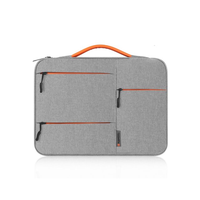 Sonducket Bolsa para portátil, organizador electrónico, funda Universal a prueba de golpes, resistente al agua, con asa para viaje de negocios Bolsas de mensajero y de hombro Gris 14 pulgadas