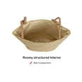 thumbnail image 5 of Deago Women Summer Straw Beach Bucket Tote Bag Weave Handbag Shoulder Bag Purse (Khaki), 5 of 9