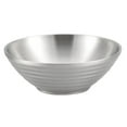 thumbnail image 2 of TidBay Creative Stainless Steel Soup Bowl Korean Style Golden Silver Color Fruit Salad Bowl Single Layer Home Tableware Kitchen Utensils, 2 of 8