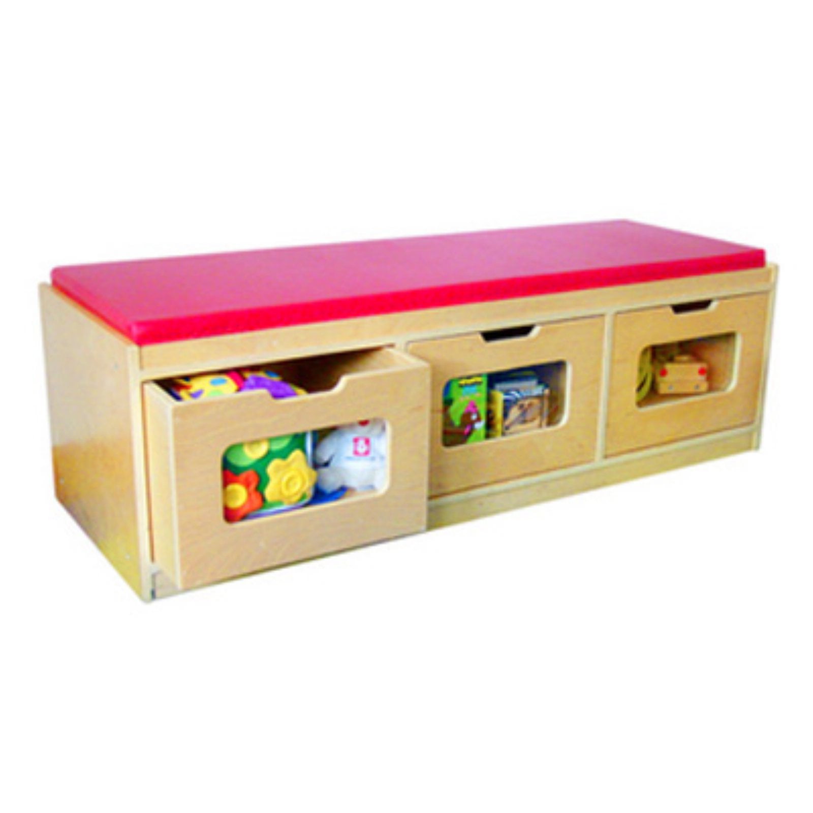 toy organizer with bench