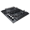 thumbnail image 2 of Parrilla Gas Kutchen Kpg50660b 4 Quemadores Cristal negro 60cm KUTCHEN KPG50660B EMPOTRE GAS, 2 of 6