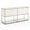 White, variant on Cottinch Floorstanding Accent Cabinet,Metal Storage Cabinets with 3 Doors for Living Room Bedroom,Black