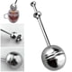 thumbnail image 3 of Bola infusora,Bola infusora de té con mango largo para té de hojas sueltas,Infusores de bolas de té de hojas sueltas de acero inoxidable,Colador de té de bola a presión con varilla de, 3 of 8