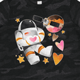thumbnail image 4 of Inktastic Astronaut Valentine Outer Space Hearts Boys or Girls Toddler T-Shirt, 4 of 5