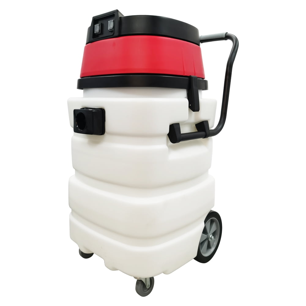 24 Gallon 2-motors Industrial Wet/Dry Vacuum Cleaner Commercial Water Suction Machine 2000W
