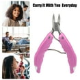 thumbnail image 3 of Unique Bargains Toenail Clippers for Thick Nails Sharp Nail Clippers Toenail Clippers Kits Stainless Steel Pink, 3 of 7