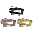 thumbnail image 4 of Pack of 10 Strong Chunni Clips with Pin, Easy to Use with Dupatta, Hijab & Tikka Setting Gold, 4 of 6