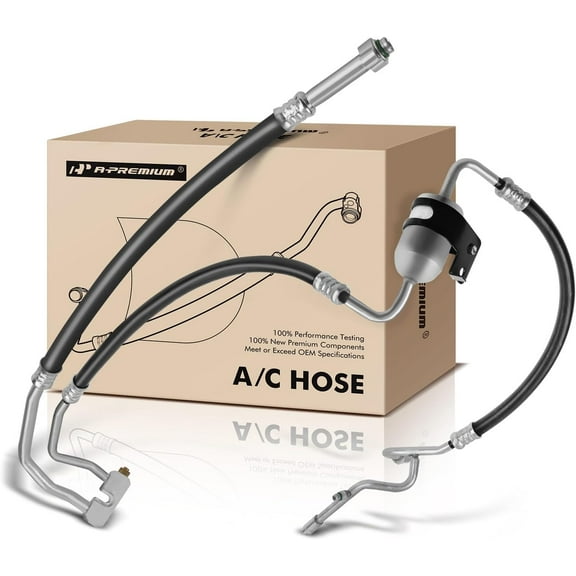 A-Premium A/C Manifold Suction and Discharge Hose Assembly Compatible with Ford F-150 1999-2003 F-150 Heritage 2004 V6 2L Petrol