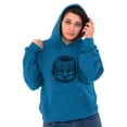 thumbnail image 3 of Spirit Wolf Pack Swirl Symbol Animal Hoodie Sweatshirt Women Men Brisco Brands S, 3 of 6