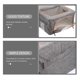 thumbnail image 3 of AURARMLET Caja Plegable Para Guardar Ropa Y Con De Cremallera Bidireccional En Oscuro, 3 of 7