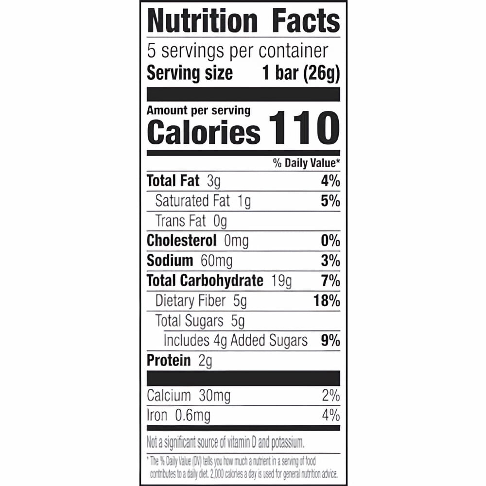 Nature Valley Lunch Box Double Chocolate Chewy Granola Bars 4.6 oz (Pack of 6)