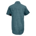 thumbnail image 5 of Lixiuxyad Ladies Button down Blouse Women's Casual Solid Color Shirt With Lapel Short Sleeved Shirt, 5 of 6