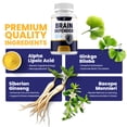 thumbnail image 3 of Brain Defender Supplement Capsules – BrainDefender All Natural Memory Focus Pills, 5 Pack, 300 Capsules, 3 of 6