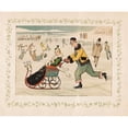 thumbnail image 2 of Lothar Meggendorfer 24x20 Black Ornate Framed Double Matted Museum Art Print Titled: Only for Good Children (1902), 2 of 5