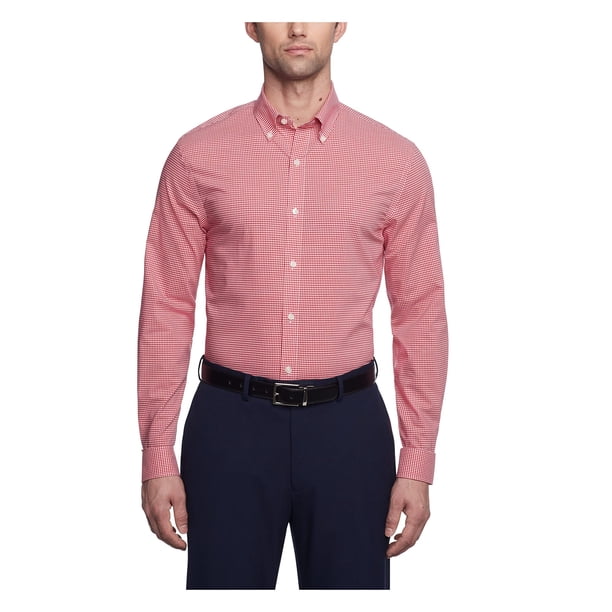 Camisa de vestir Tommy Hilfiger, corte ajustado, no planchar, a cuadros vichy