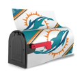 thumbnail image 2 of Funda para buzón de correo del equipo Dolphins Equipada con funda protectora magnética para buzón de correo Funda protectora para buzón de correo, 2 of 7