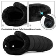 thumbnail image 4 of Ecetana Snow Boots for Women Waterproof Warm Ankle Boots Non‑Slip Lightweight Outdoor Winter Boots with Side Zipper, 4 of 7