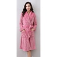 thumbnail image 7 of Richie House Women's Soft and Warm Fleece Bathrobe Robe RHW2721-A-L, 7 of 7