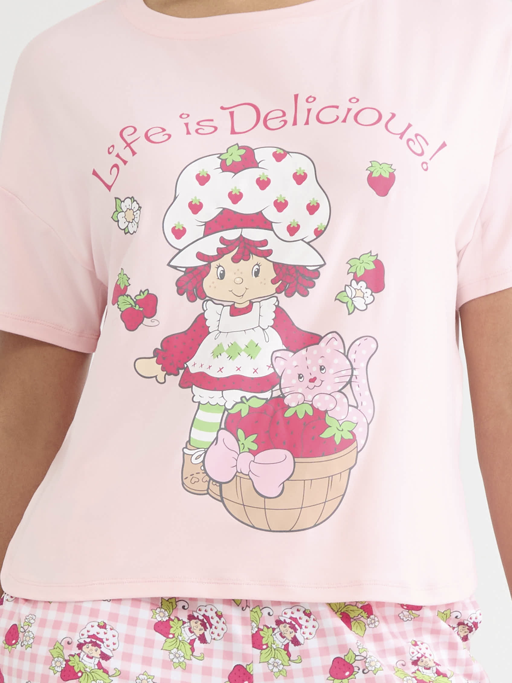 Strawberry Shortcake Womens Sleep Tee, Sizes XS-3X