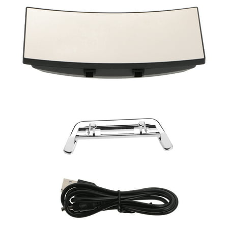 WHAMVOX  Digital Clock for Living Room Electric Alarm Clocks White Green