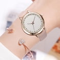 thumbnail image 2 of Reloj de pulsera de cuarzo de moda Reloj de pulsera de cuarzo con esfera redonda (Beige), 2 of 2